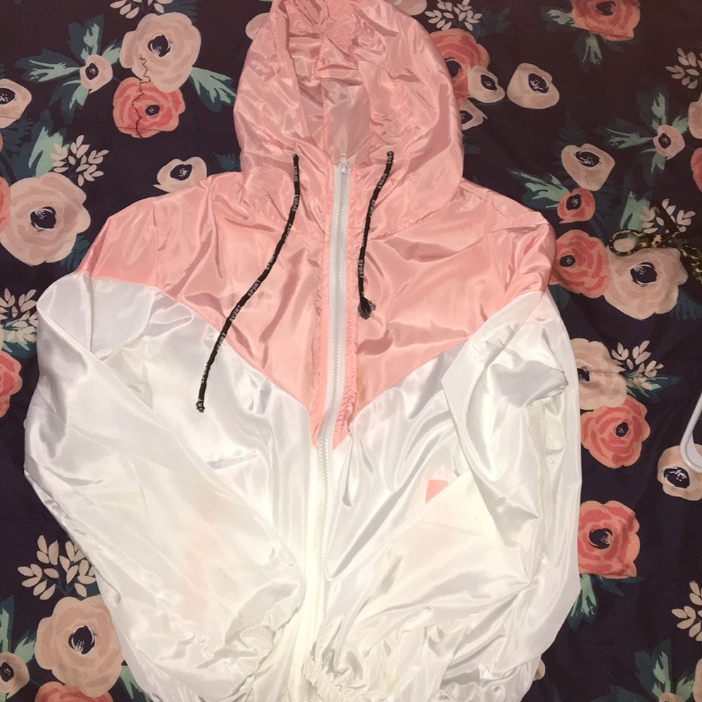 white and pink. size L